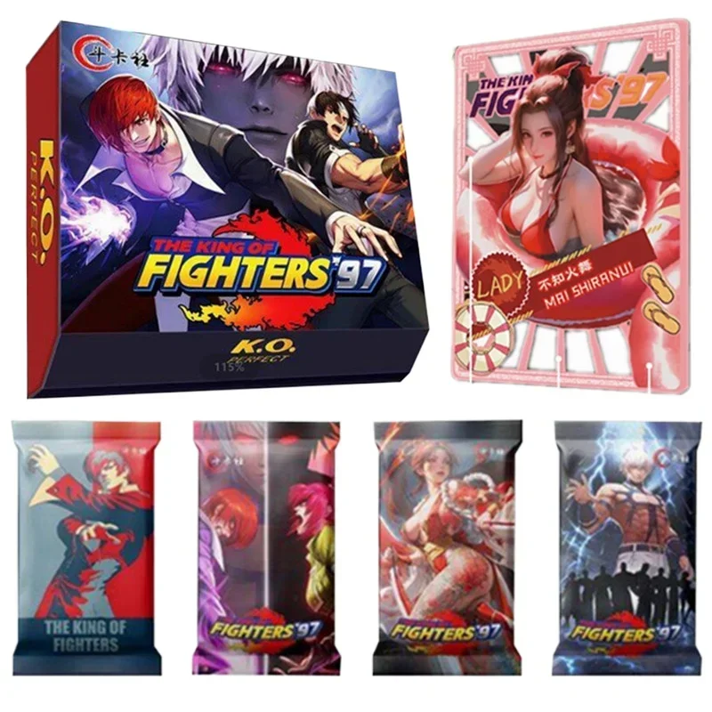 King Of Fighters Cards KOF 97 Arcade Fighting Game Character Kyo Kusanagi Kids Toys Fantasy Boy Collection Cards Christmas Gifts