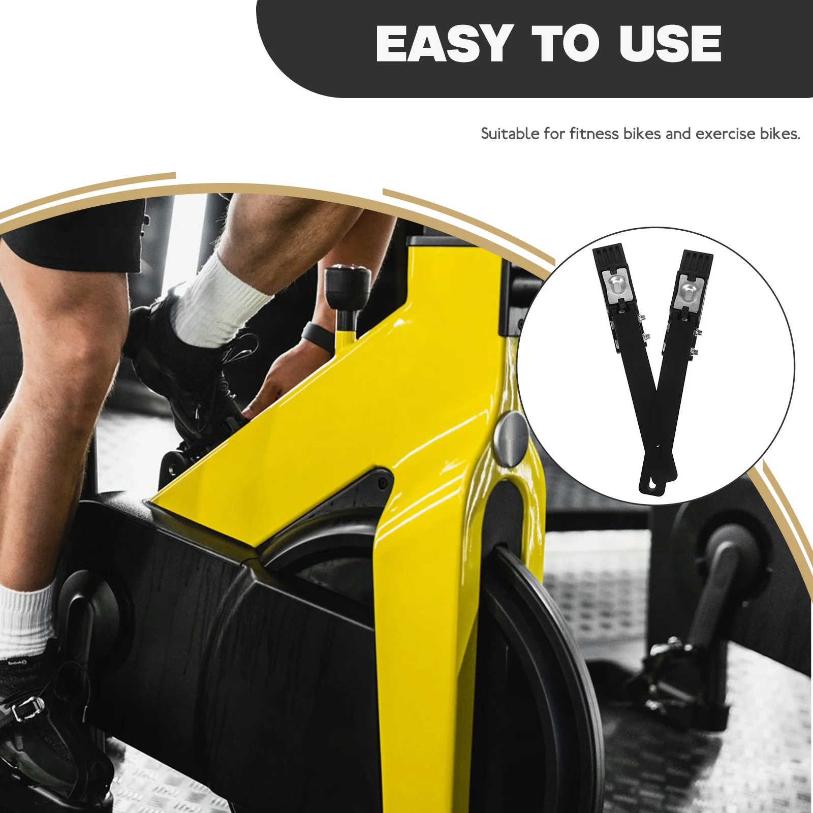 

3 шт. универсальные бесшумные тормозные колодки для велотренажеров, высокопроизводительные сменные блоки для езды на велосипеде в помещении, фитнеса