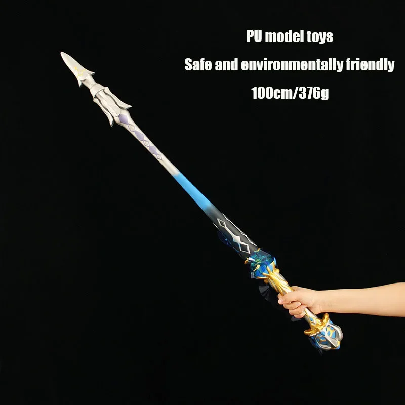 100cm/33.37in Genshin Impact Five-Star Weapon Furina Splendor Of Tranquil Waters Cosplay Props Performances Toy PU Model Gifts