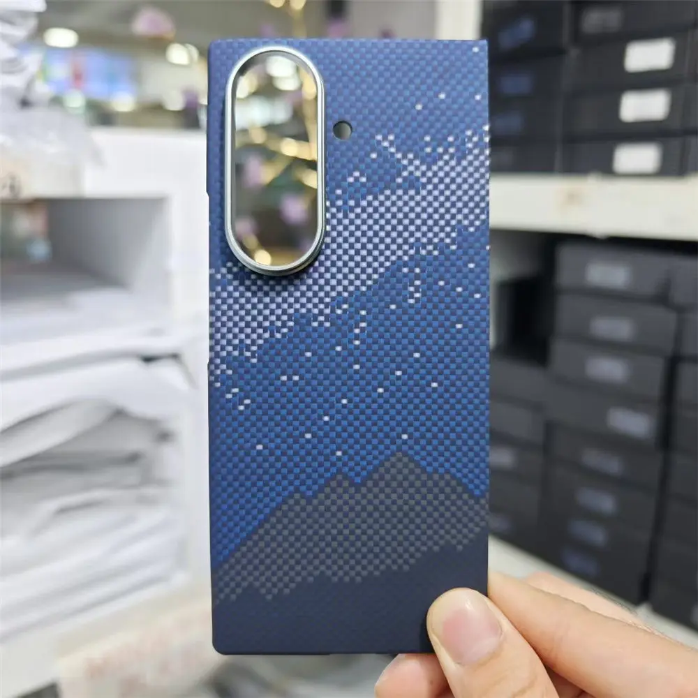 

Matte Slim Aramid Carbon Fiber Magsafe Case for Samsung Galaxy Z Fold7 Matte Armor Cover