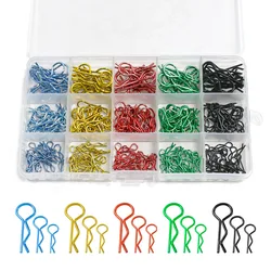 260pcs Rc Car Parts 1/8 1/10 1/12 1/14 1/16 RC Car Shell Body Clips Pins Housing Latch R Buckles Fixed For TRX4 SCX10 HSP