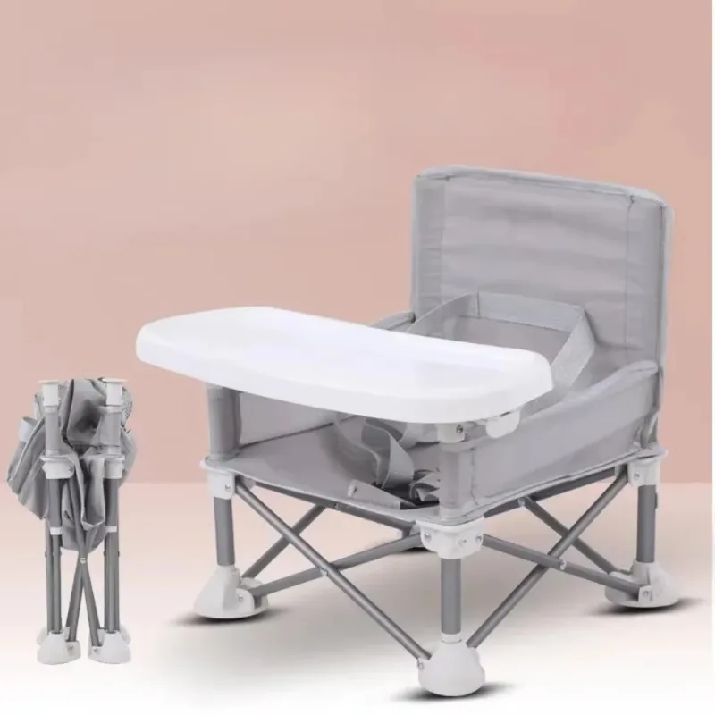 Portable Foldable Baby High Chair for 1 Month To 12 Months Anti Side Flip Dining Chair for Outdoor Trips and Feeding