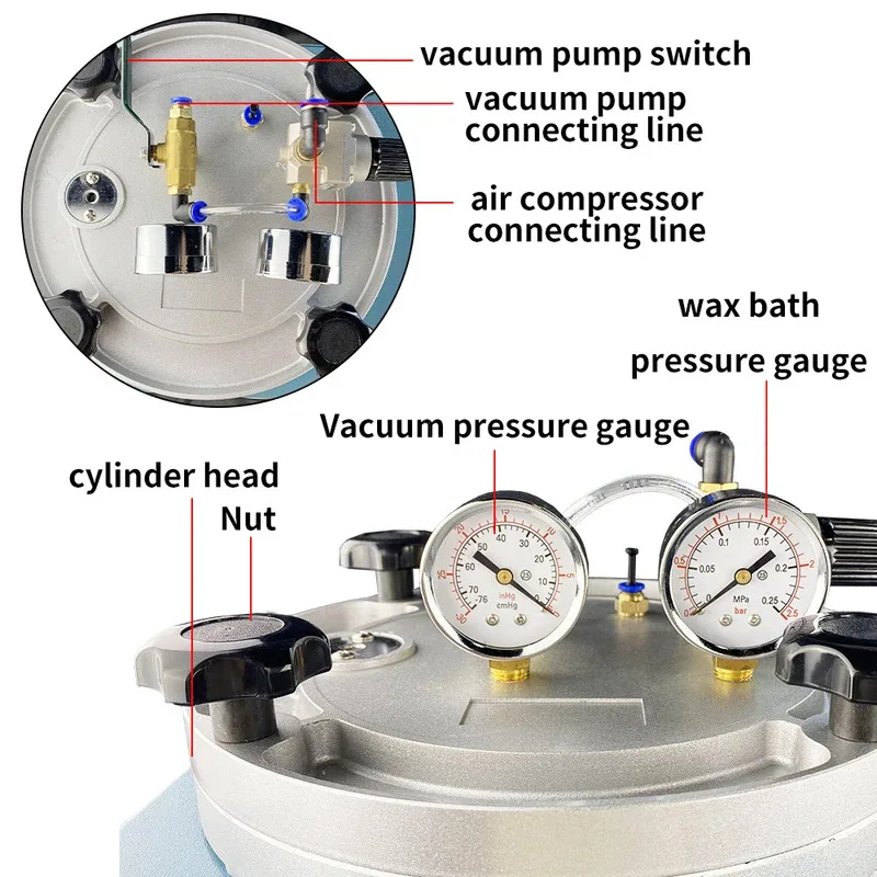 Digital Automatic Vacuum Injector Wax Injection Machine Jewelry Casting Equipment for Jewelry Making Laboratory