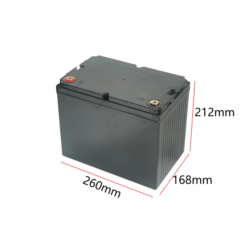 12V30Ah40Ah50Ah 60Ah 80Ah 90Ah screw fixed solar lifepo4 battery storage box 48V60V72V18650/21700/32650 lithium battery case