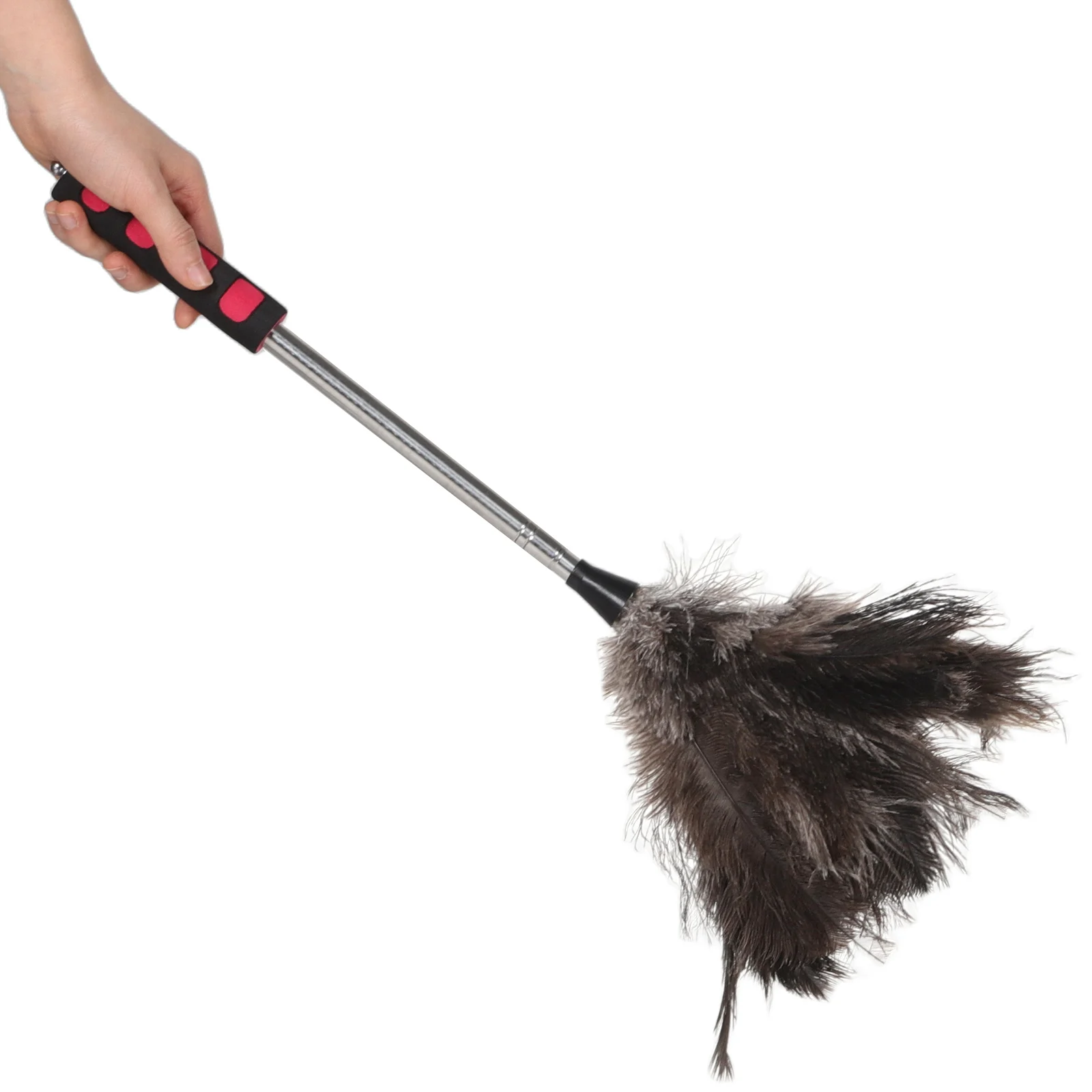 

Ostrich Duster Extendable Long Handle Reusable Cleaning Tool For Ceiling Fans High Ceilings Furniture Blinds Home