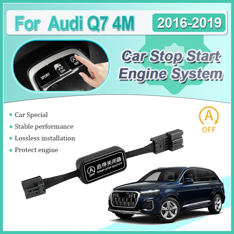 

For Audi Q7 4M 2016~2019 Car Automatic Smart Stop Start Engine System Dual Mode Automatic Off Device Plug Cables Accessories