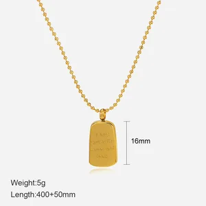 9 Main sales necklace stainless steel - №10