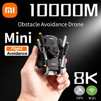 طائرة XIAOMI Mijia 4DRC V30 Mini Drone 5G 8K HD كاميرا مزدوجة GPS FPV طائرات بدون طيار احترافية 5 جوانب لتجنب العوائق بدون طيار RC 10000M