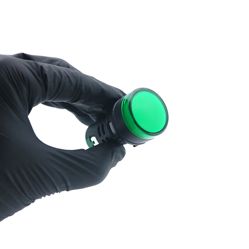 AD16-22 LED Indicator Light 22mm Panel Mounting 12V 24V DC 220V AC  for Industrial Machine Control Panel Signal Power Pilot