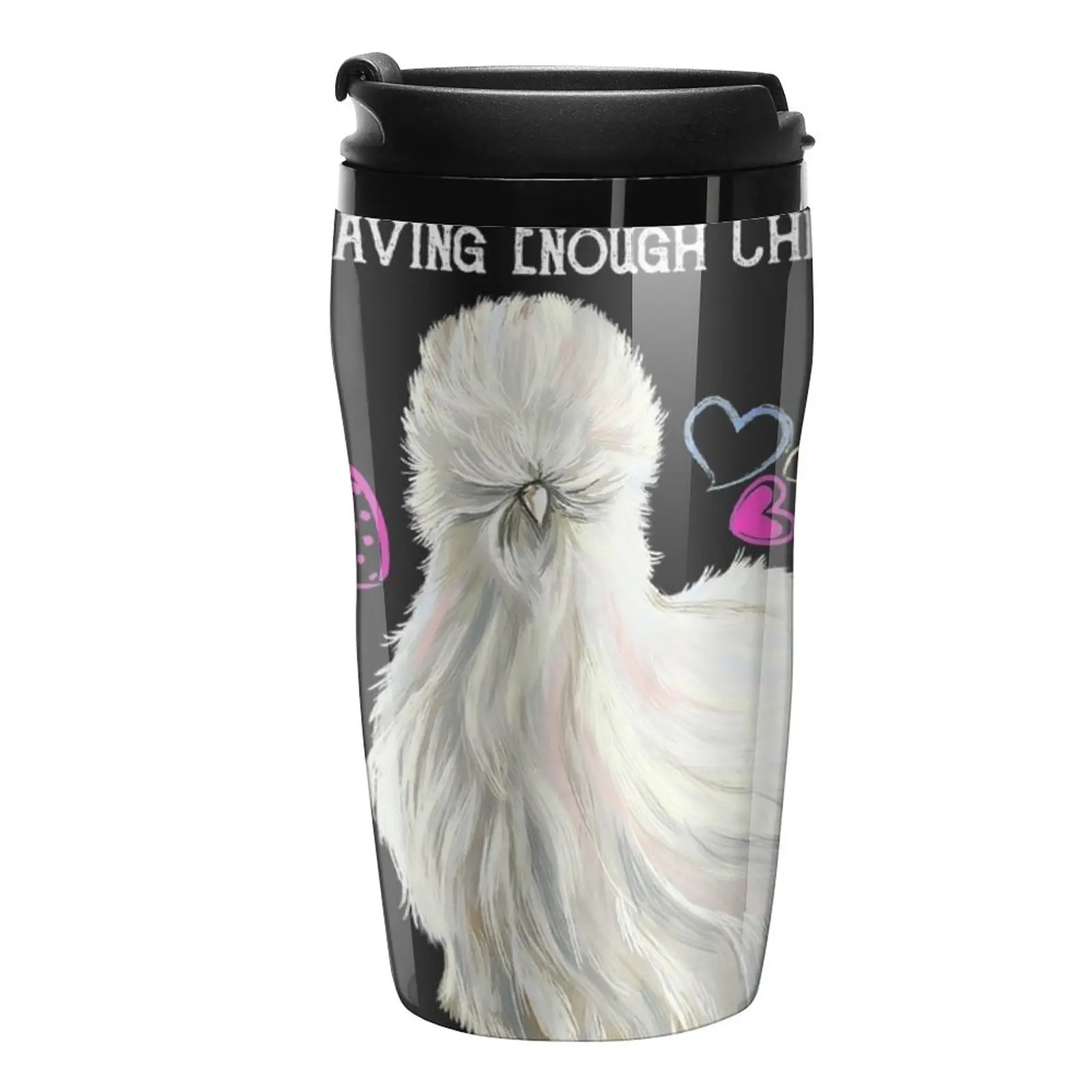 

Chicken Lady Gifts | Funny for Silkie Chicken Lady Travel Coffee Mug Coffee Cup Heat Preservation Breakfast Cups Cups For Cafe