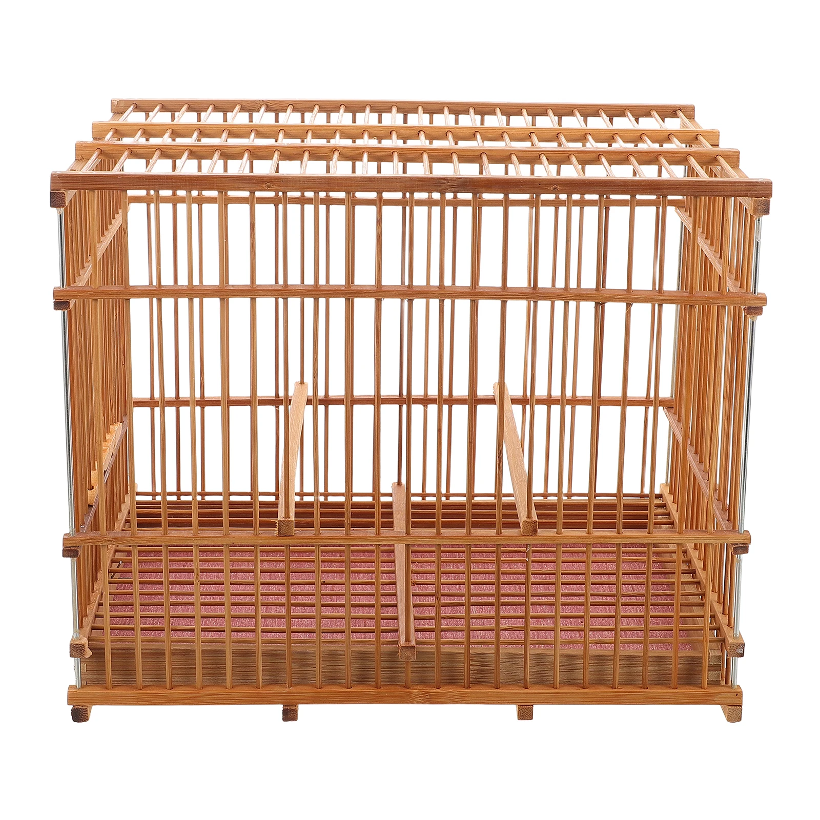 

Bamboo Bird Lightweight Portable for Small Bird Accessories Birds Home Decor Travel Use Durable Flight Pigeon Accessories