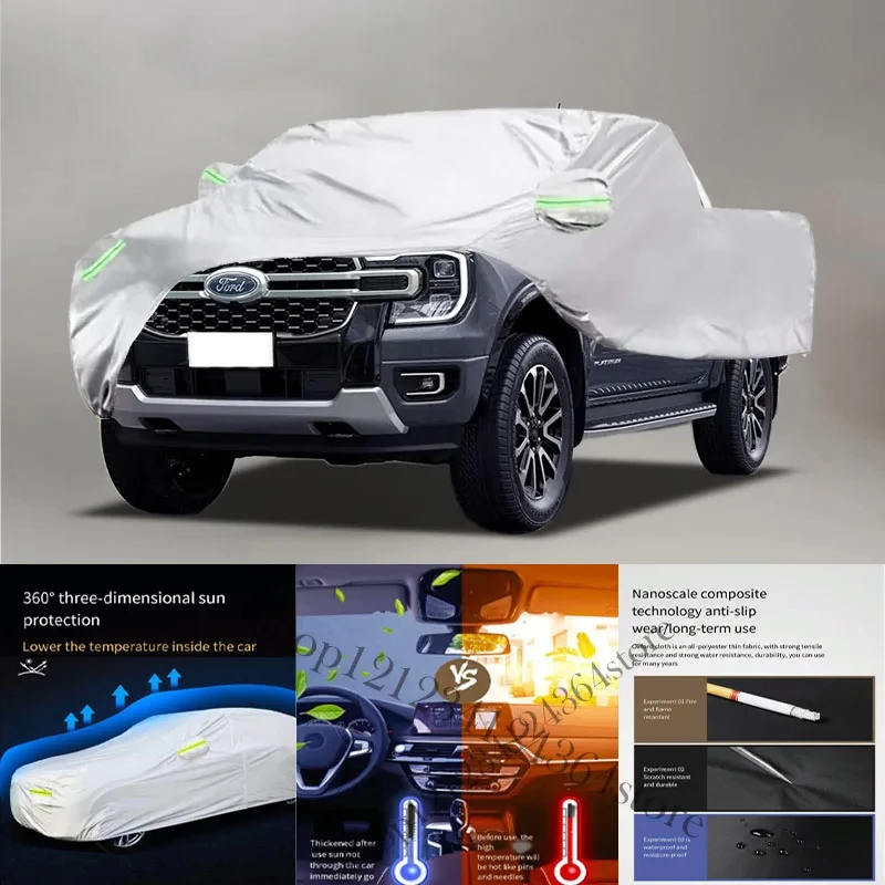 

For Ford-Ranger Auto Anti snow Anti dust Anti-uv Anti peeling paint And Anti Rainwater 210t Car cover protection