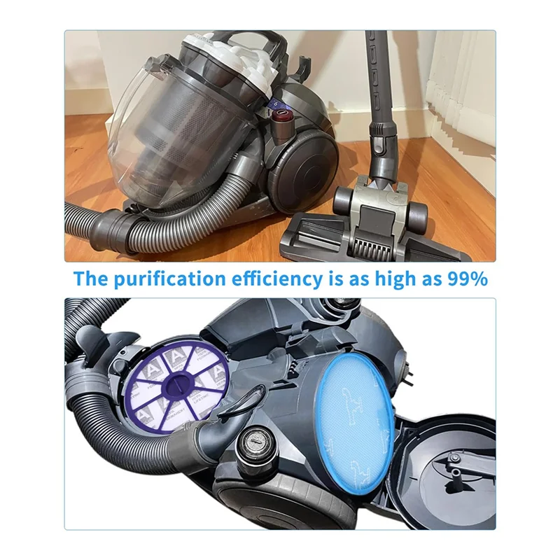 ملحقات المكنسة الكهربائية بفلتر A76G-HEPA لـ Dyson DC19، DC20، DC21، DC29، فلتر بديل للمحرك العلوي والسفلي