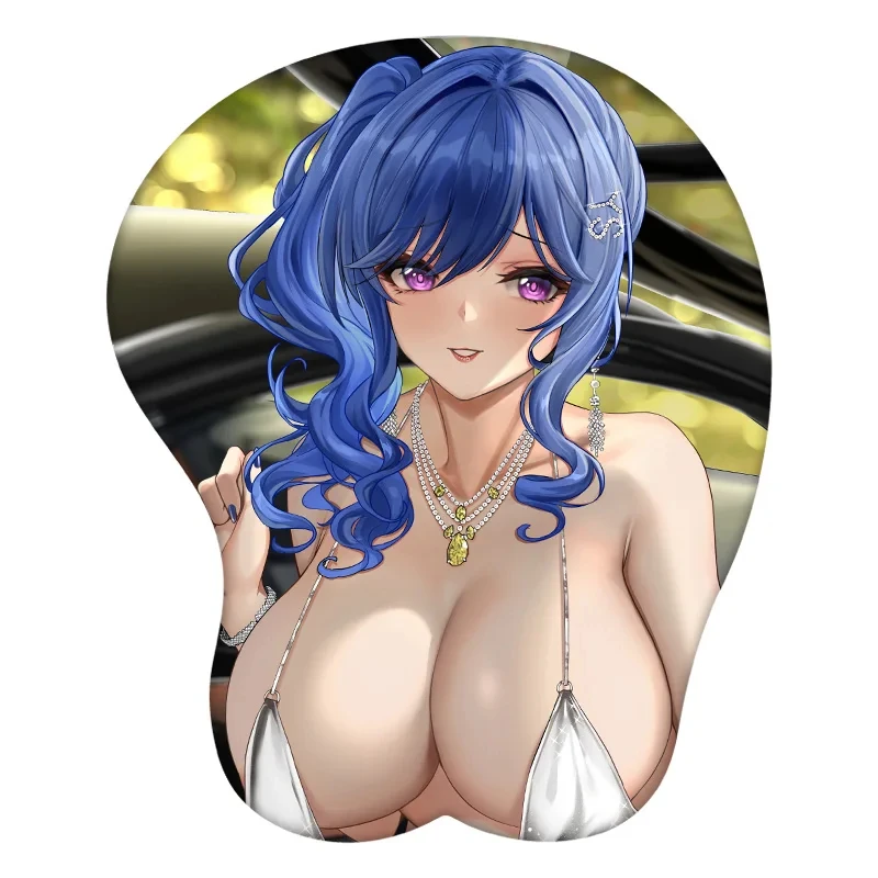 

St. Louis Azur Lane 3D Mouse Pad Anime Mousepad Wrist Rest Silicone Sexy Creative Gaming Mat Gift