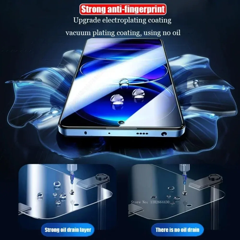 2/4Pcs Tempered Glass For Huawei Honor 90 70 Lite X8b X7b X6b X9 X8 X7 X6 b X8A X7A X6A Screen Protector Cover Protective Glass