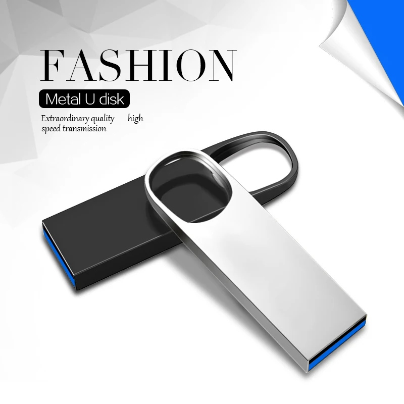 Mini USB Flash Drive 128GB Pen Drives 64gb 32gb USB 2.0  Flash Pendrive USB Flash Memory Stick File Transfer Silver/Gray Gif