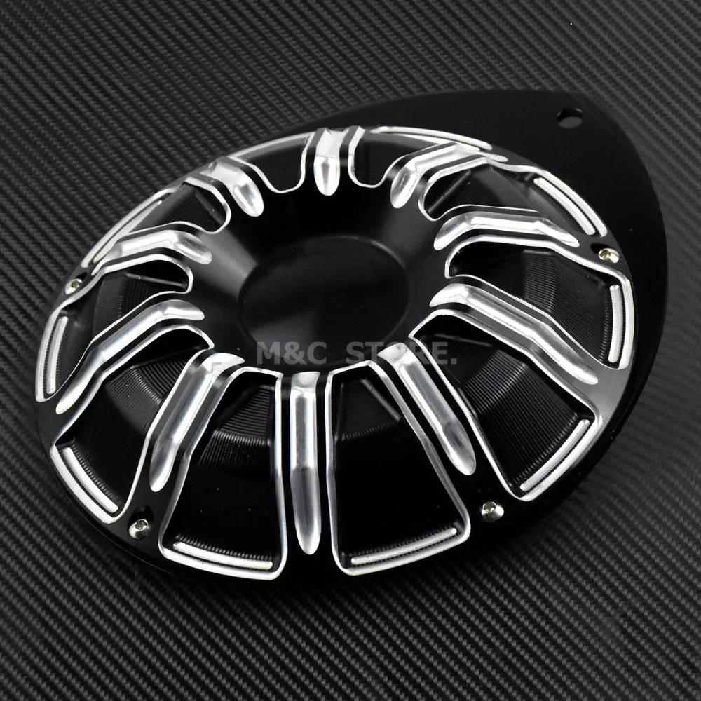 Motorcycle Black Right Side Thermostat Cover CNC Aluminum For Indian Scout 2015 2016 2017 2018 2019 2020 Models