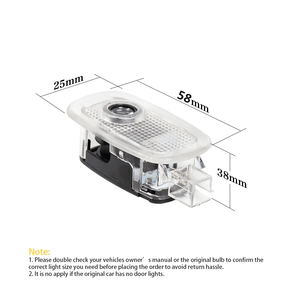 For Mercedes Benz S Class W221 S500 S350 S63 S65 2006 - 2013 LED Car Door Interior Light Bulbs Lamp Decoration Auto Accessories