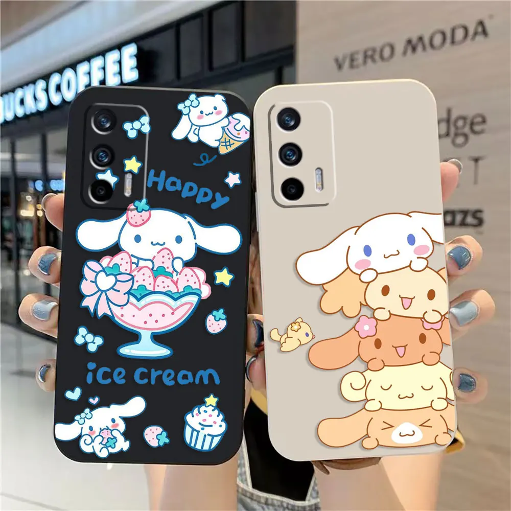 Phone Case For OPPO Realme 11 10 9 9i 8 8I 7 7i 6 6S 5 5S 5i NARZO 50 4G 5G Capa Case Cover Funda Coque Shell Cute Cinnamoroll