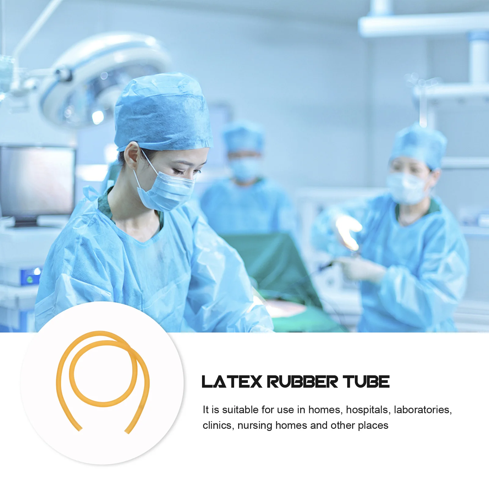 

Tourniquet Rubber Tube Hose Medical Latex Elastic Tubing for Surgical Elasticity