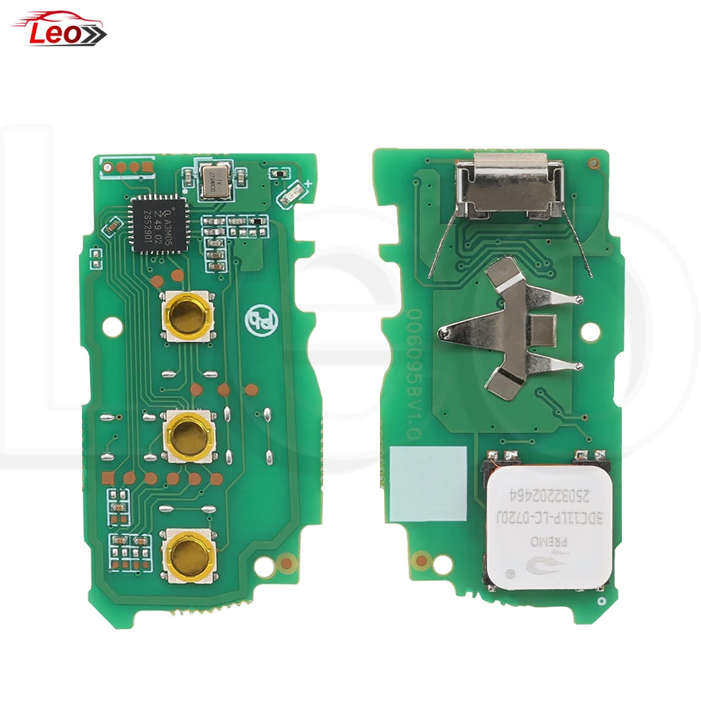 Leo 3G0959752 For VW Volkswagen Magotan B8 Passat Skoda Octavia A7 Variant 3Button Keyless Go Smart Key 434MHz MQB48/NEW5C-Chip