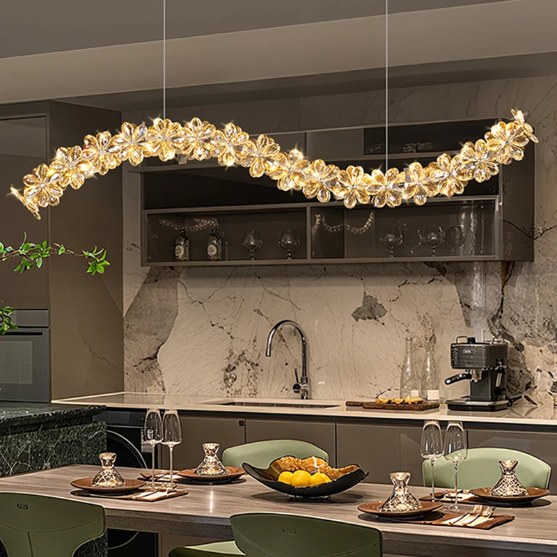

home decorationPendant lights, luxury crystal living room chandelier, bedroom Pendant lamp, ceiling light, indoor lighting