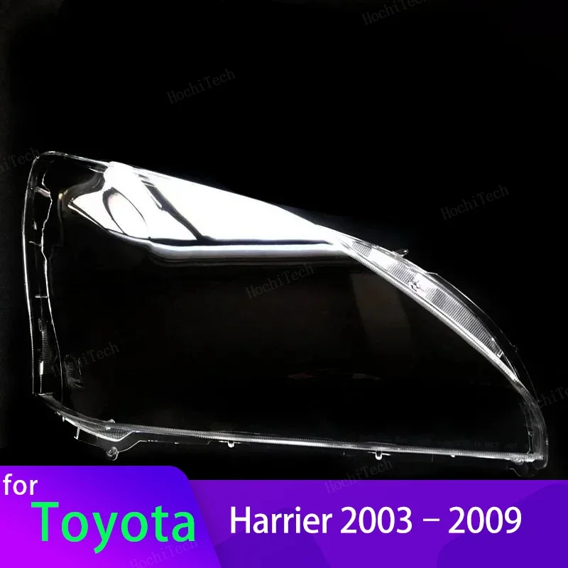 

Transparent Housing Front Headlights Lens Shell Glass Lampcover Head Lights Cover for Toyota Harrier 2003-2009
