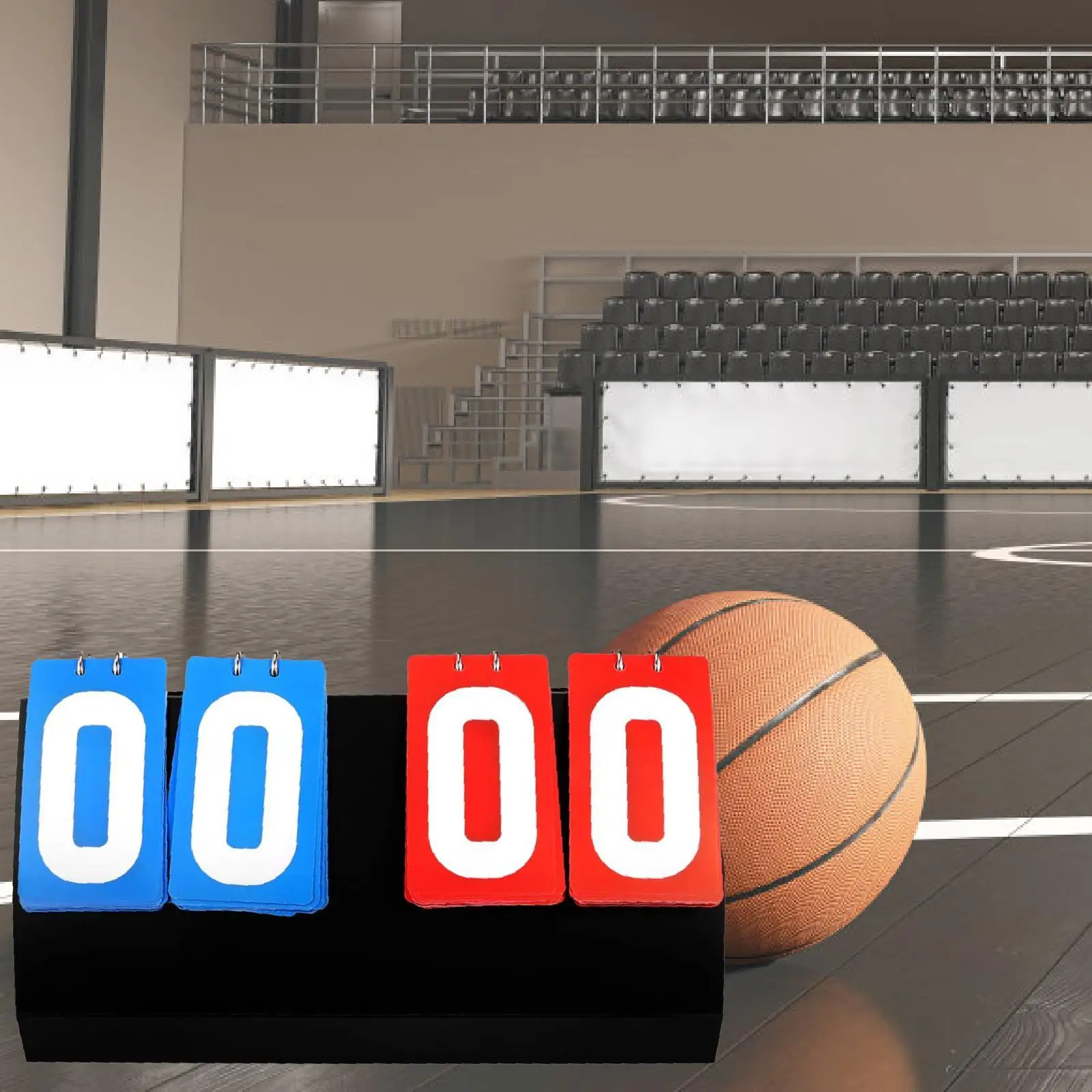 

Sports Scoreboard 4 digits Table Score Flipper for Tennis Ball Volleyball