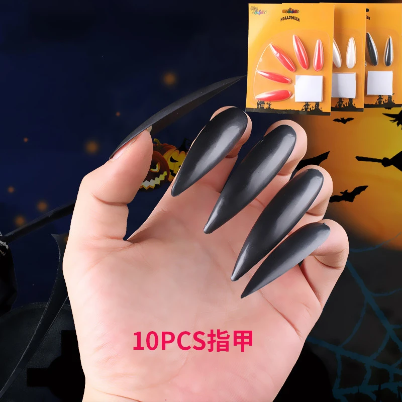10PCS Nail Witch Prop Makeup for Halloween