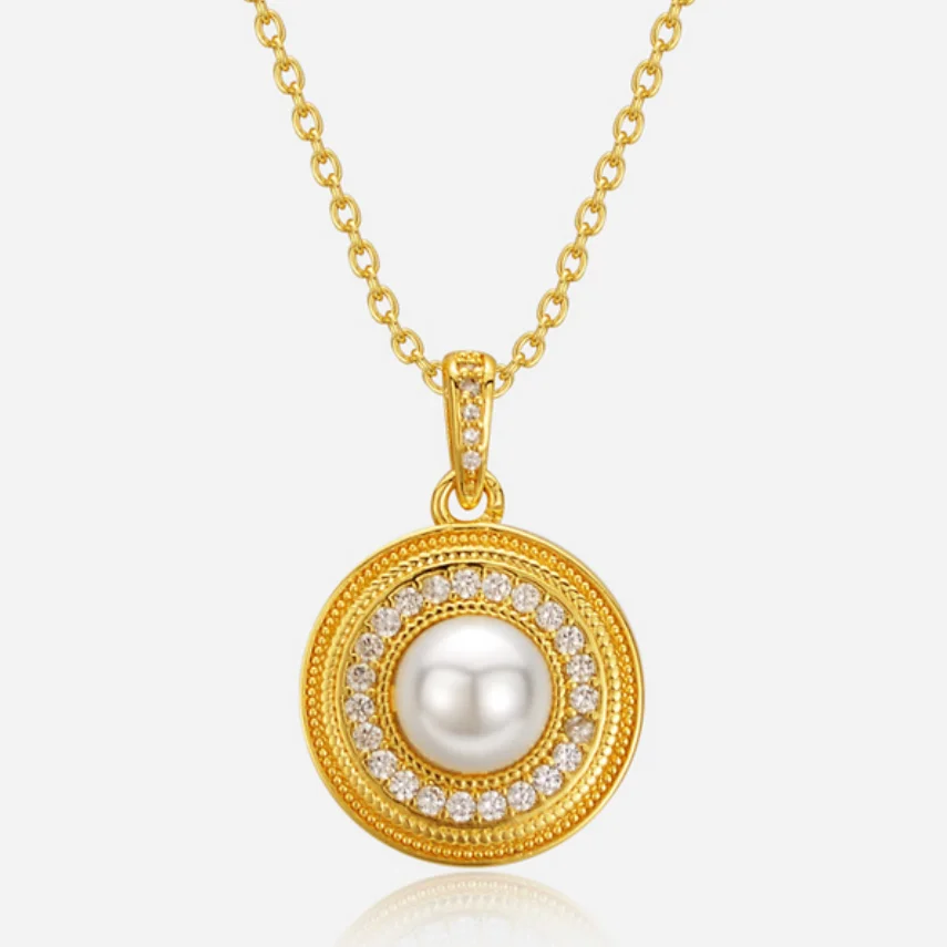 

18"10-11mm Natural South Sea Genuine White Pearl Necklace Pendant 998