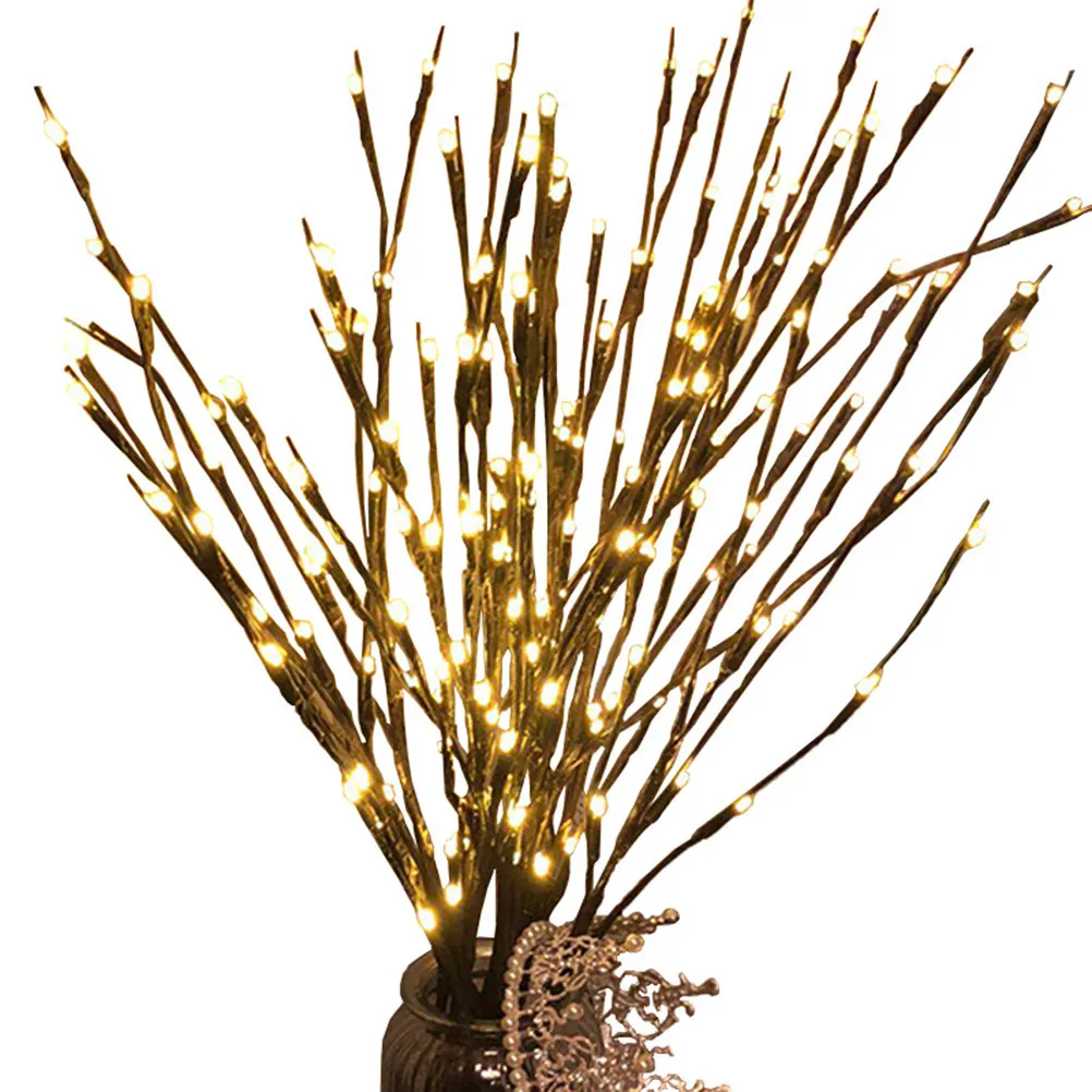 

2Pack Decorative Branch Lights 20 LED Warm White Adjustable Artificial Twig Lights for Home Office Christmas Showroom Gallery