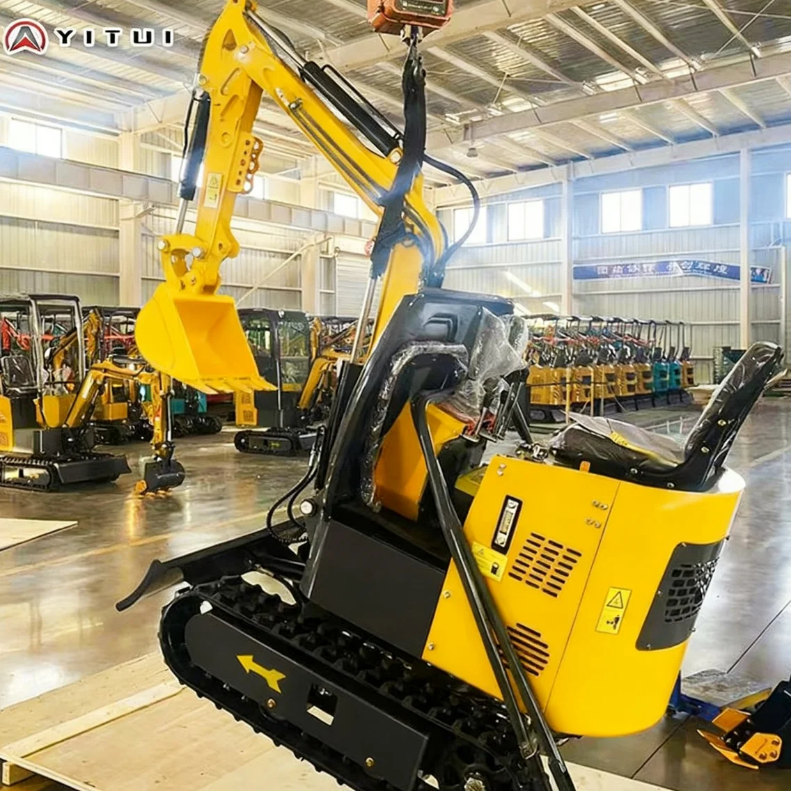 Gran oferta en Europa y América Mini excavadora 1,2 toneladas Epa/Euro 5 excavadora sobre orugas motor Kubota excavadora agrícola personalizada