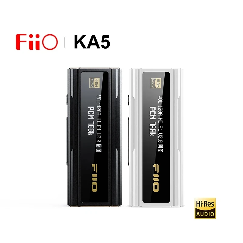 Tiket & fiio KA5 USB DAC sluchátka zesilovač dvojí CS43198 čipem 3.5/4.4mm audio kabel PCM 768khz DSD256 pro Android IOS WIN10