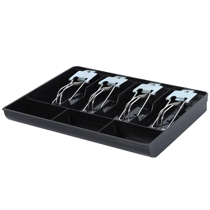 

3X Hard Case Clip Cash Register Box New Classify Store Cashier Coin Drawer Box Cash Drawer Tray Money Counter Case
