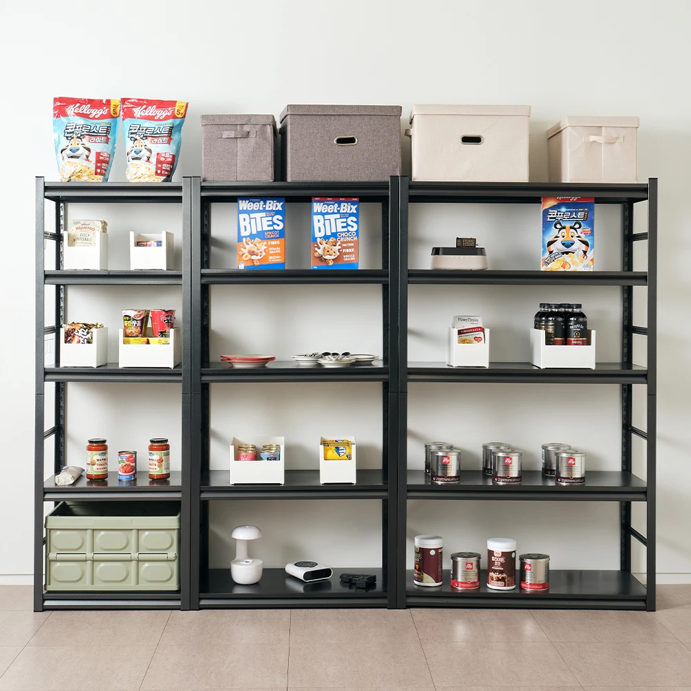 Durarack Stahlregal-System Montierbares Regal Mehrzweck-Bücherregal Aufbewahrungsorganizer für Lager, Waschküche, Veranda Regalsystem Winkelregal