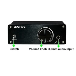 BREEZE 80WX2 Digital Power Amplifier Ultra-low Distortion MA12070 High Power Stereo Sound Amp Mini Size 2.0 Channel HiFi