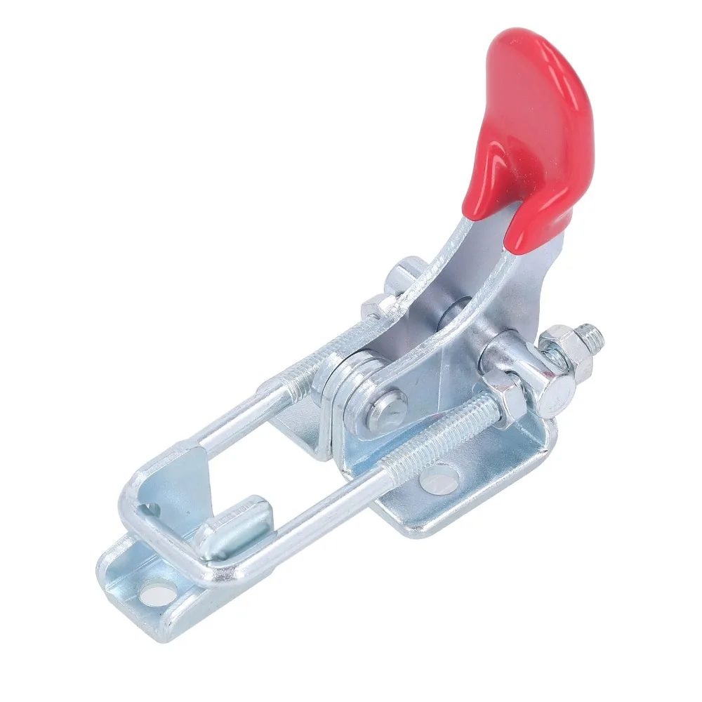 320KG Holding Capacity Toggle Latch Clamp 90 Degree Adjustable Antislip Hand Grip Adjustable Tension Clasp Vertical U Bolt Latch
