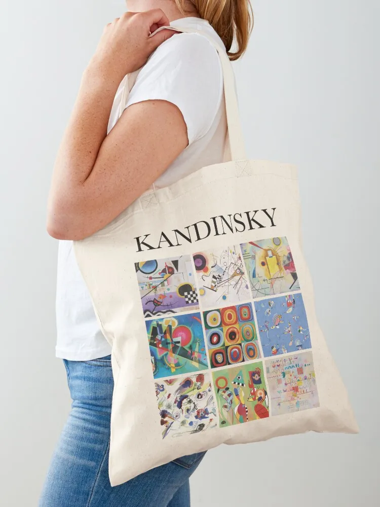 

Kandinsky - Collage Tote Bag Women's shopper sac pour femme Canvas Shopper handbag