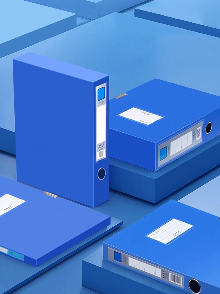 Thickened Large Capacity File Organizer For Desk Document File Box Storage Bag Standing Test Paper Bag 2.0cm 3.5cm 5.5cm 7.5cm