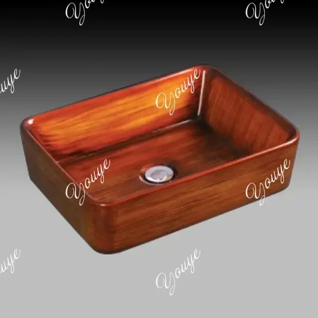 Boutique Art, High-end Wood Grain Marble Grain Table Art Basin, Face Wash Basin, Basin Designer High-end Sense X