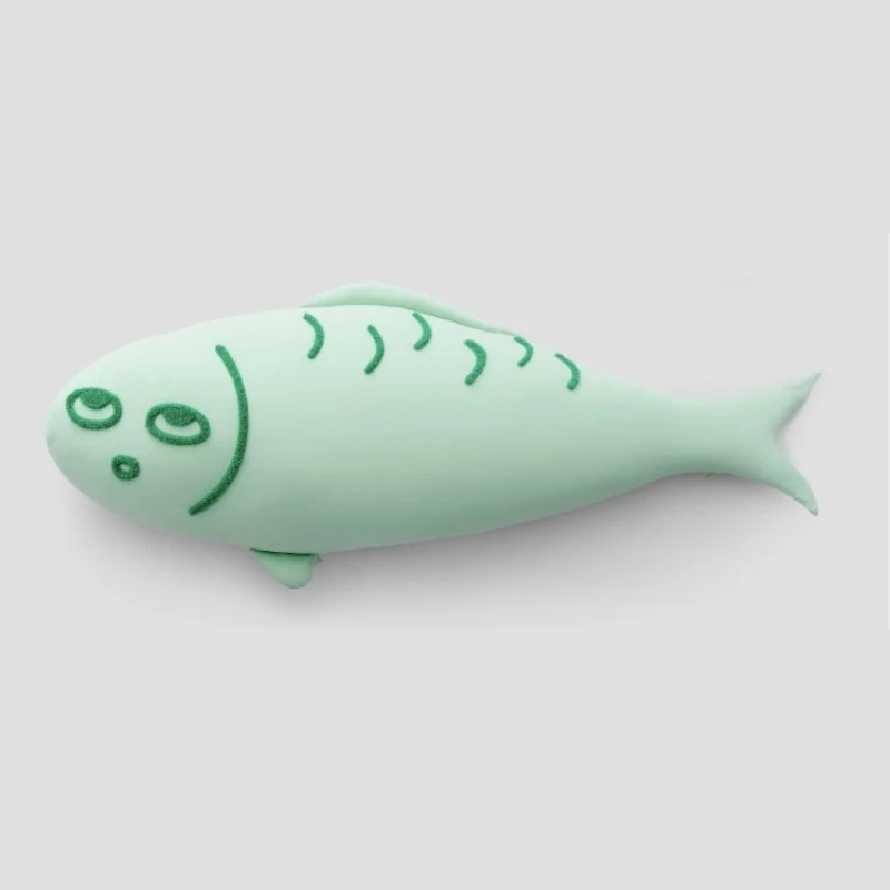 

cool green carp throw pillow, office pillow, chair cushion, removable and washable for nap