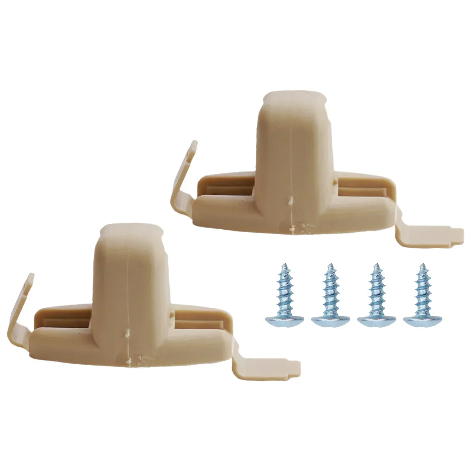 

2x Sun Visor Clips Holder Bracket Mount Holder Hook Bracket Hanger Auto Fastener For BMW 3 5 7 Series E46 E38 E39 E53