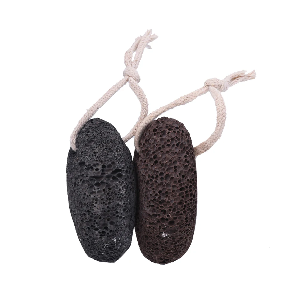 

2pcs Natural Pumice Stone Callus Remover Exfoliation to Remove Dead Skin for Feet Heels and Palm(Random Color)