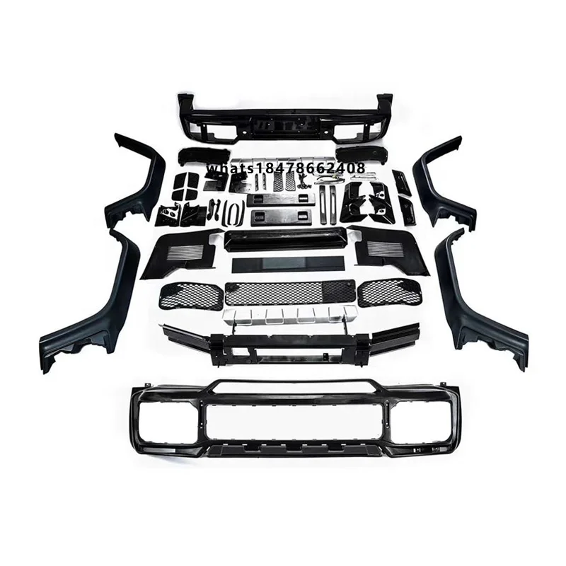 High Quality Car Bumpers 1:1 for G Class W463 G500 G55 Upgrade W464 Brabu Style Wide Body Kit W464 G63 Old to New