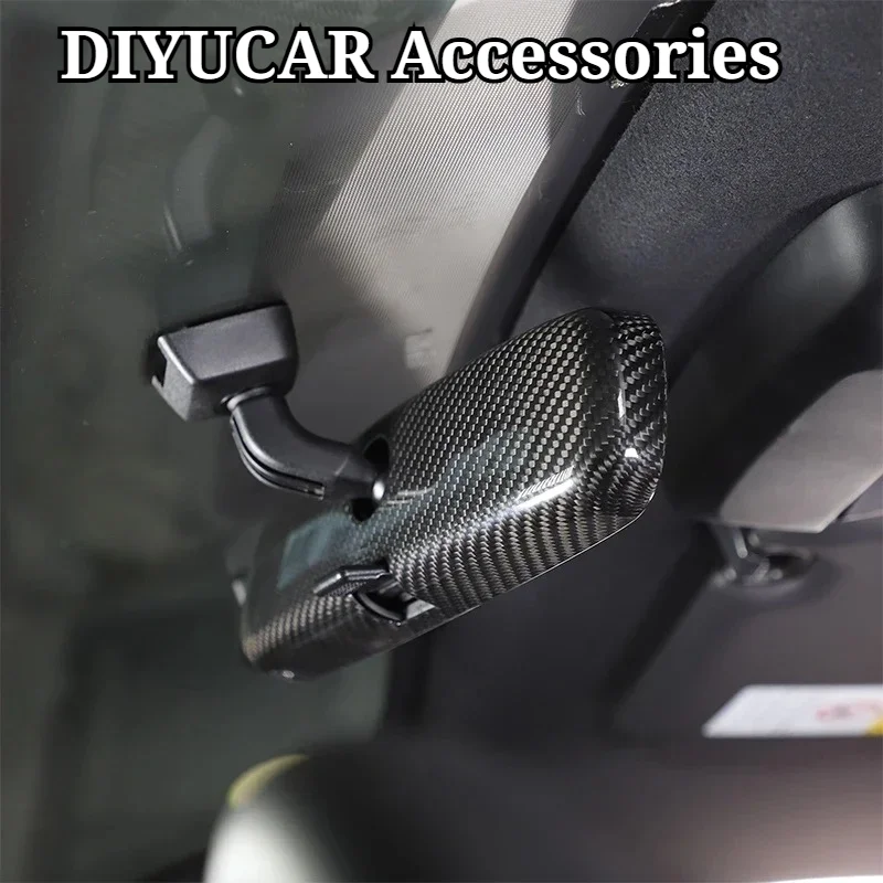For Toyota 86 2022-2026 For Subaru BRZ 2022-2026 Real Carbon Fiber Car Indoor Mirror Cover Trim Interior Car Accessories