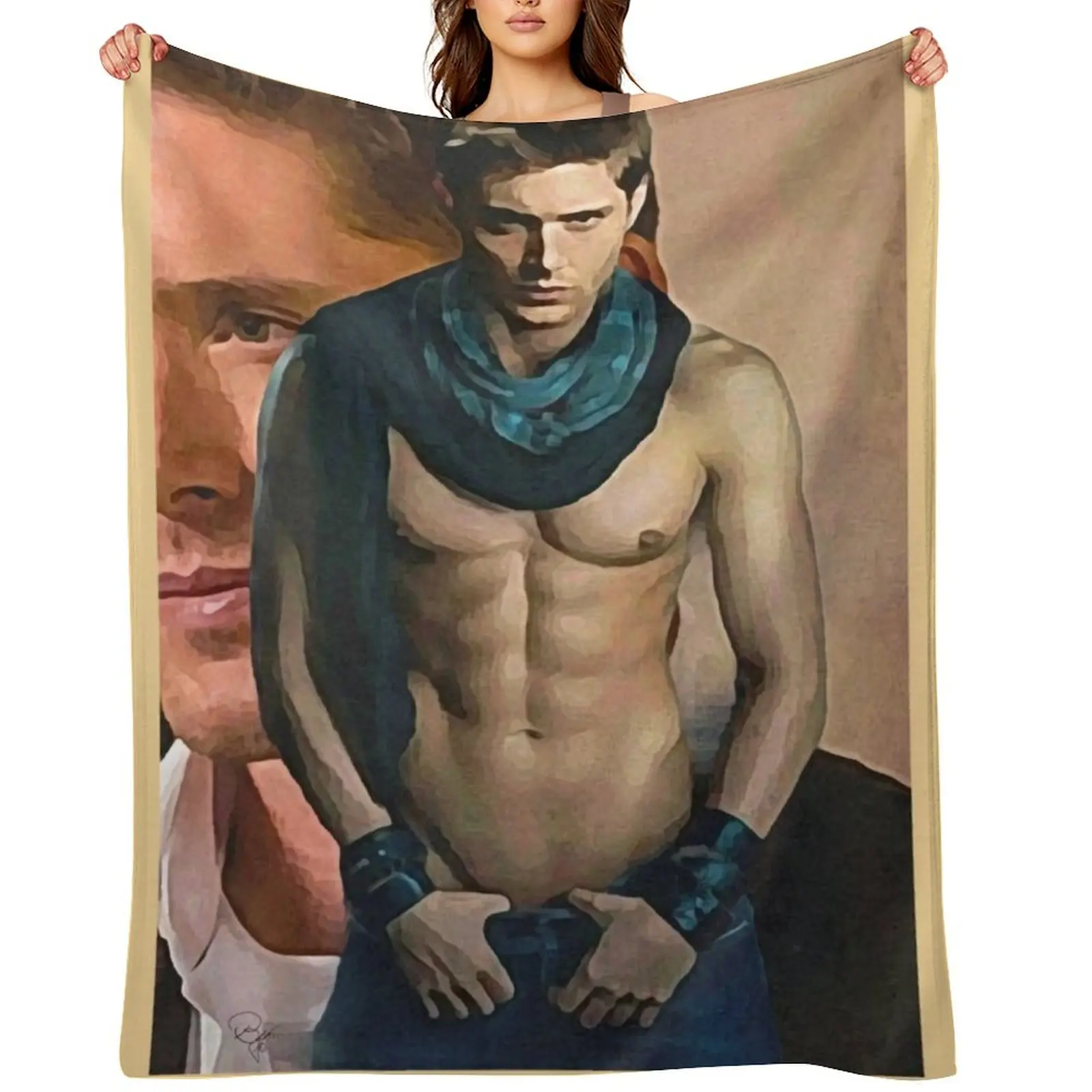 

Jensen/ Dean Throw Blanket for winter Thermal Thin warm for winter Blankets