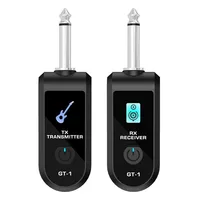 K007 Nuevo transmisor y receptor inalámbrico para instrumentos musicales, captador de instrumentos, transmisor y receptor inalámbrico para guitarra, transmisor y receptor inalámbrico para flauta eléctrica, transmisor y receptor inalámbrico para bajo, compatible con múltiples instrumentos musicales, transmisor y receptor inalámbrico para convertir conexiones de instrumentos con cable en conexiones inalámbricas para transmisión de sonido, efecto de sonido de alta calidad, batería de larga duración, fácil de usar.