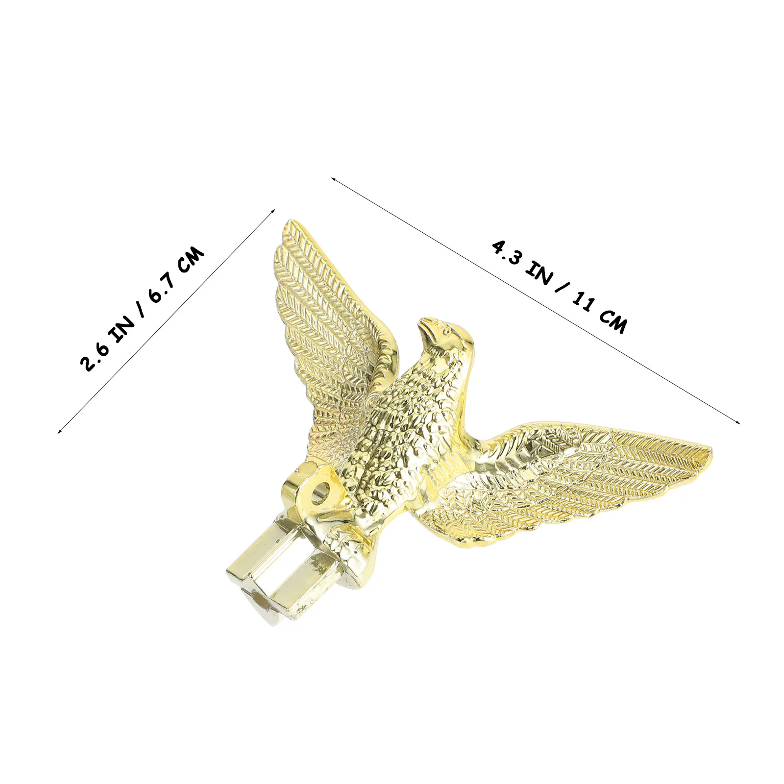 6Pcs Eagle Flagpole Topper Outdoor Flag Pole Head Ornament Conference Hall Decorative Finial Weather Resistant Uv