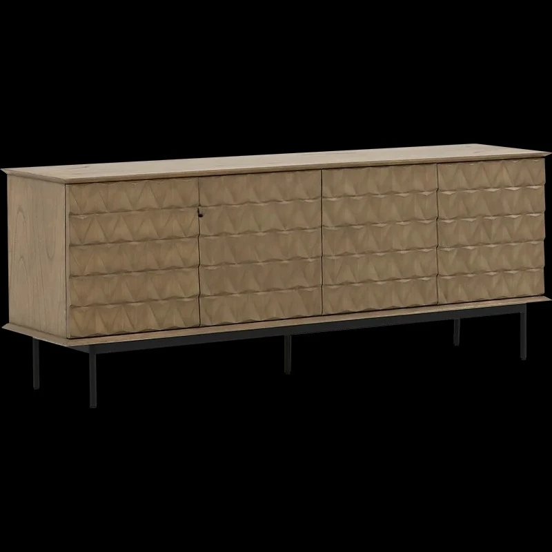 

TQH Entrance Cabinet Dining Side Carved Bucket Cabinet TV Cabinet Quiet Wind Living Room Furniture