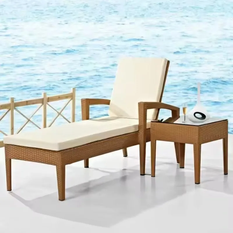 

Outdoor Sunbed Beach Lounge Hotel Aluminum Swimming Pool Chaise Lounge Sun Lounger Beach Chair
